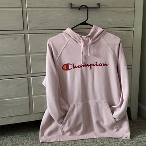 Small Champion Pink Hoodie